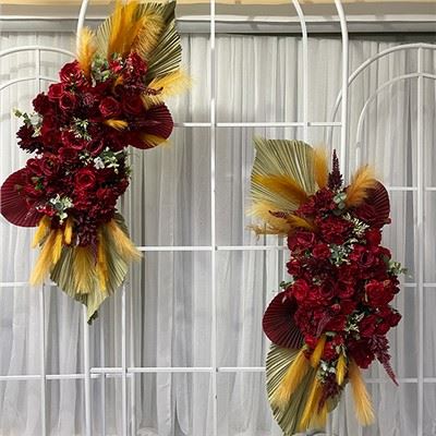 Fiori dell'arco di nozze di Borgogna