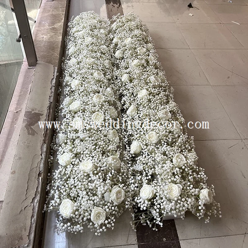 gypsophila table runner gypsophila table runner